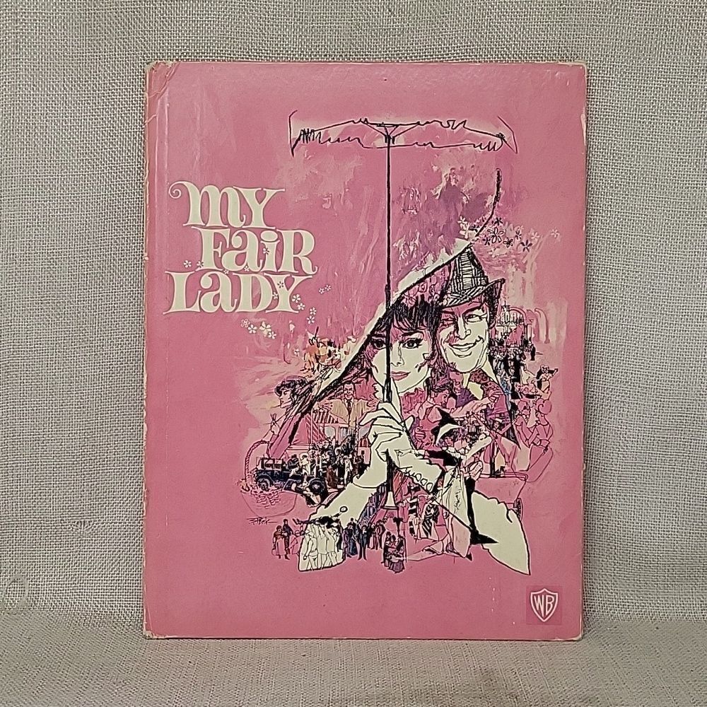 Vintage 1964 "My Fair Lady" WB Hardcover Book - Original plus vhs movies - Picture 8 of 12